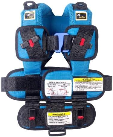 RideSafer - Extra Small Blue, Lightweight, Compact, Portable Car Seat - Perfect for Travel and Everyday Child Safety