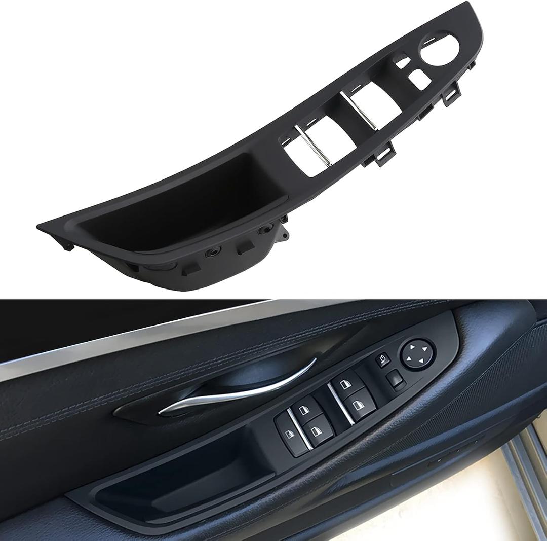 Interior Door Handle Window Switch Panel Compatible with BMW 5 Series