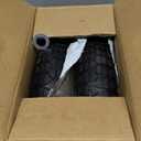 2PC 13" 4.00-6 Tire and Wheel Flat Free, Universal 5/8" Bearings & Extra 3/4" Bearings, 350lbs Load Capacity, 4.00-6 Tire Replacement for Gorilla Carts and Other Garden Carts, Wheelbarrows, Trolleys.