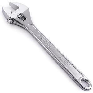Navegando Adjustable Wrench, High Carbon Steel, 15 Inch Large Wrench  Drop Forged Steel, 47mm Max Opening, Metric & Imperial Scale, for Automotive, Plumbing, Industrial