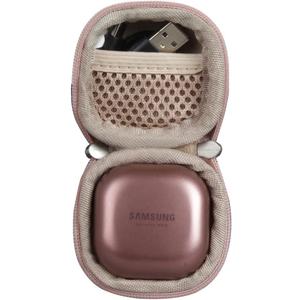 Adada Hard Travel Case for Samsung Galaxy Buds Live/Samsung Galaxy Buds Pro/Samsung Galaxy Buds 2 True Wireless Earbuds (Rose Gold)