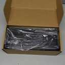 Cisily Sponge Holder for Kitchen Sink, Sink Caddy Organizer with High Brush Holder, Kitchen Countertop Organizers and Storage Essentials, Rustproof 304 Stainless Steel (Black, 9.25)