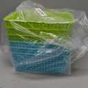 Kekow Plastic Storage Baskets for Bathroom, Beauty and Closets Organization, 6-Pack