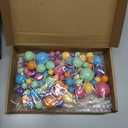 108 Pcs Balls Cake Topper DIY Cupcake Insert Foam Balloons for Cake Baking Wedding Anniversary Birthday Decoration(Sweet Colors,Multi Sizes)