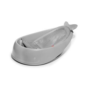 Skip Hop Infant Bath Tub 3-Stage Grow With Baby Smart Sling MOBY Bathtub Grey Age 0+