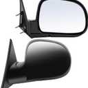 ECCPP Manual Left & Right Side Mirror Set For Chevy Blazer S10/ For GMC Jimmy S-15/ For Sonoma Pickup 1994-1998, Medium
