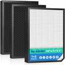 for AD5500 Replacement Filter for AirDoctor AD5000/AD5500 3-pack | High-Density Mechanical Media for Wildfire Smoke, Pet Dander & Cooking Odors