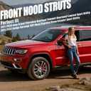 Vepagoo 55113748AA Front Hood Struts Lift Support for Jeep Grand Cherokee 2011-2020, Hood Shocks for Dodge Durango 2011-2022 with Factory Aluminum Hood, SG214069, 6485