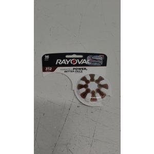 BATTERY HEAR AID312   8 PK
