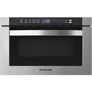 GASLAND 1.2 cu. ft. Microwave Drawer 24 Inch, 1000W Built in Drawer Microwave, Under Counter Microwave, Under The Cabinet Microwave with 11 Custom Cooking Levels, Touch Controls, Stainless Steel