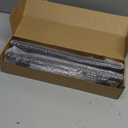 16'' Square Sliding Barn Door Handles and Pulls Pack of 2, Black Vintage Gate Pull Hanlde, Iron Handle for Gates, Garage, Sheds, Outdoor Fence, Interior Closet Handles