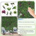 80"x120"(67 SQFT) Greenery Grass Wall Boxwood Plant Roll
UV Resistant Green Leaves Faux, Garden Indoor Outdoor Home Decor, Artificial Hedge Vine Backdrop Fence Covering Privacy