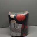 U'Artlines 6x9ft Vintage Floral Area Rug Machine Washable Ultra Soft Low Pile Non Slip Non Shedding Accent Floor Carpet for Living Room, Bedroom, Dining Room, Office (Black Green)