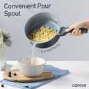 CAROTE 14 Pcs Ceramic Cookware Set, Pots and Pans Set Non Stick with Ceramic Coating, Induction Kitchen Sets (Blue)