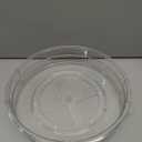 4 Pack 9 Inch Clear Acrylic Lazy Susan, Non-Skid Turntable Organizer for Cabinet, Kitchen, Pantry Organization Storage, Refrigerator, Vanity Makeup, Bathroom Countertop Organizing, Rotating Spice Rack