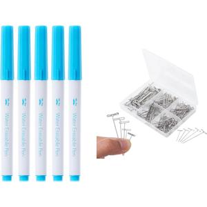 Mr. Pen- Fabric Markers for Sewing 5 Pack & T Pins for Sewing 220 Pack