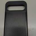 FNTCASE for Google Pixel 9 Case: Pixel 9 Pro Dual Layer Protective Cell Phone Cover with Non Slip Textured Back - Shockproof Rugged Military Protection Bumper Tough, Black