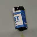 DEWENWILS 360 Rotating Flat Plug Extension Cord 3 Foot, 14/3 Gauge 3 Prong Grounded Wire, 15A/1875W Heavy Duty Power Cord, Space Saving for Indoor Narrow Space, ETL Certified, 2 Pack, Black