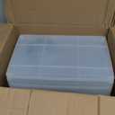 IRIS USA Dog Food Storage Container, 2 Pack, Up to 30 lbs Each, Airtight Seal for Freshness, Wheels for Rolling, Easy One Hand Opening, Made in USA, BPA Free, Clear/Black