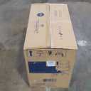 La-Z-Boy Delano Big & Tall Executive Office Chair, Ergonomic Mid-Back Body Pillow Lumbar Support, ComfortCore Memory Foam Cushion, Mahogany Wood Arms & Swivel Base, Bonded Leather, Chestnut Brown