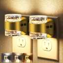 Briignite Night Light 2 Pack, Dimmable Night Lights Plug Into Wall with Bubble Design 3000K/4000K/5000K & 3 Brightness Levels for Baby Nursery Hallway Bathroom Kids Room, 3CCT (Small)