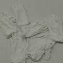 White Soft Cotton Gloves,Large Size for Work/Lining Glove,Coin Jewelry Silver Inspection Gloves(12 Pairs)
