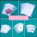 iMailer - 500 Pcs- 9" x 12" Clear Zip Bags - Reclosable Plastic Zip Poly Bags for A4, Letter Sized Documents, Clothing