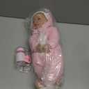 UOFTKIZ Baby Dolls Girl - 17" Real Life Baby Doll, Soft Body Doll with Feeding Toy Kit, Gift for Grandparents, New-Parents, Kids 3+