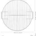 Replacement Cooking Grate, Fits 22 inch Weber Charcoal Grills (22" Original Kettle and Original Kettle Premium, Master-Touch, Bar-B-Kettle, Performer), Silver