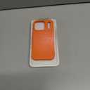 2 x Compatible with iPhone 17 Pro Case, Shockproof Liquid Silicone Protective Phone Case with Soft Anti-Scratch Microfiber Lining Ultra Slim Drop Protection Phone Cover (Orange)