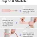 YOTTOY Ankle Straps for Cable Machines  Adjustable Padded Ankle Cuffs for Cable Kickbacks, Glute & Leg Workouts  Gym Attachments for Women & Men, Booty, Hip & Thigh Training (Pink)