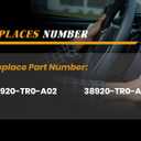 38920-TR0-A02 Battery Current Sensor Compatible with Honda Civic CRV Acura ILX RDX ILX Hybrid 2012-2018, Battery Sensor Replaces Number 38920-TR0-A01