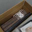 LUCKYLIFE Picture Frames Collage Wall Decor 10-Pack, Gallery Wall Frame Set with 8x10 5x7 4x6 Frames in 3 Different Finishes (Black&Gray&Brown)