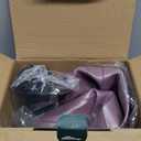 Trideer Exercise Ball Yoga Ball,Office Seating & Balance Ball Chair, Stability Ball for Pilates, Physical Therapy,Core Training & Balance Improvement & Stretching (M(19-22ines/48-55cm), Rosy Morning Glow)