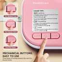 Electric Yarn Winder, 2026 Upgrade High-Speed Automatic Yarn Ball Winder with 3 Adjustable Gears, 4-10oz Large Capacity Yarn Spinner for Knitting & Crocheting, Pink Gift for Craft Lovers