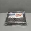 CozyLux Queen Comforter Set Dark Grey, 7 Pieces Bed in a Bag, Dark Gray Comforter Queen Size, All Season Bedding Sets with Stitch Quilted Comforter, Flat Sheet, Fitted Sheet, Pillowcases