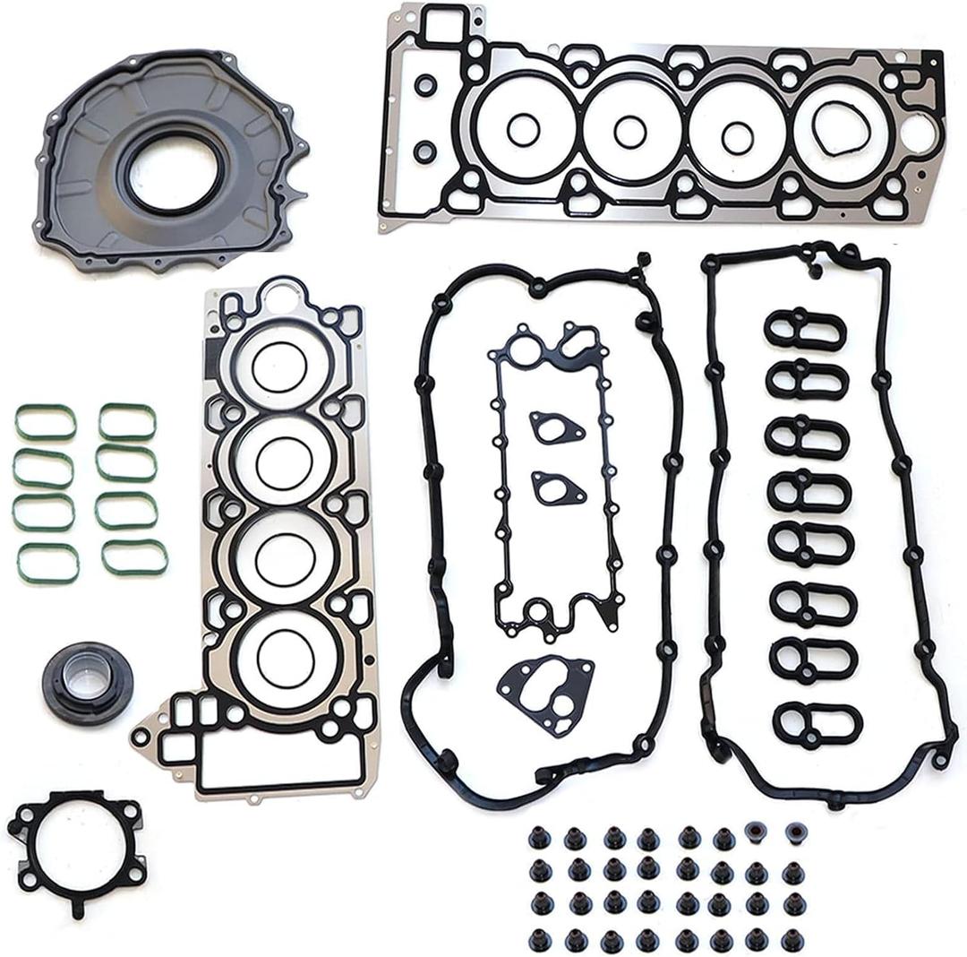SecosAutoparts Engine Cylinder Head Gasket Set AJ133 LR105293 LR105294 AJ813952 Compatible with Jaguar XJ XF XFR XFR-S 2010-2016 Compatible with Land Rover LR4 Range Rover 5.0L V8 2010-2020