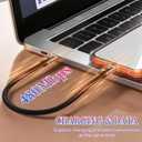 2 x C to C 240W Charging Cable with Wearable Bracelet Design,5A Fast Charging Phone Lanyard,Portable USB-C Charging Cable Phone Lanyard,Travel Essentials for Smartphones,Tablets,Laptops (Black)