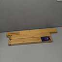 VaeFae Adjustable Bamboo Drawer Dividers, Expandable Drawer Organizer for Kitchen, Bedroom, Bathroom, Dresser and Office, 6-Pack (2.4"High, 16.6-21.8"Long, 6Pack)