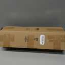 Double Curtain Rod, 1 Inch Black Dual Curtain Rods for Windows 48 to 84 Inch, Decorative Adjustable Heavy Duty Telescopic Spliced Window Treatment Rods Set for Bedroom Living Room Farmhouse (36"-88")