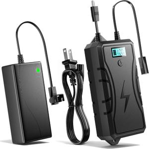 Battery Pack for Reclining Furniture with Charger, 2500mAh Universal Recliner Battery Pack Rechargeable with LED Display for Electric Recliner, Sofa, Couch, Lift Chair, 2-Pin Motion Furniture