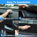 Dash Cover Custom Fit for Toyota 4Runner 2025 2026 Advanced Sun Glare Reducer UV Protection Dashboard Cover Mat Premium Black Flannel Dash Mat Non-Slip Easy Install