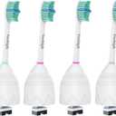 Replacement Toothbrush Heads Compatible with Philips-Sonicare: fits e-Series HX7022 CleanCare & Xtreme Screw-on Electric Brush Handles, 6 Pack
