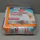 Simple Solution Disposable Dog Diapers, Female Dog Diapers, Puppy Potty Training, Incontinence and Heat Cycle Protection, Large Diapers for Dogs, 18-27 Inch Waist, 30 Count