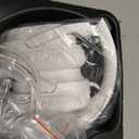 ibrain Air Tube Headphones Air Tube Headset Over The Ear Headphones Wired Airtube Headset with 3.5mm Jack - White