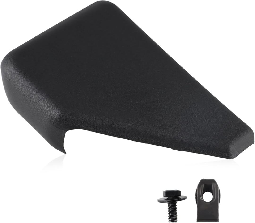 Rear Right Side Running Board End Cap Pedal End Cover Compatible with Ford F150 2015-2020 F-Series Super Duty 2017 Replace#: FL3Z-16A455-BA