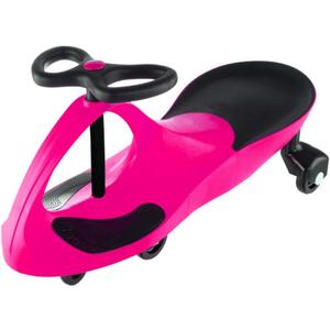 Wiggle Car Ride On Toy - No Batteries, Gears or Pedals - Twist, Swivel, Go - Outdoor Ride Ons for Kids 3 Years and Up by Lil' Rider (Hot Pink and Black), Large