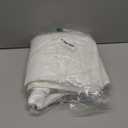 N&Y HOME 60 Inch Waffle Weave Shower Curtain with Snap-in Fabric Liner & 12 Metal Hooks Set - 60" x 72" Shower Stall Size, Hotel Style & Mesh Top Window, Machine Washable - White, 60x72