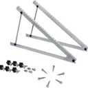 SUNMAK 41inch Adjustable Solar Panel Mount Brackets 0-90° Adjustable Solar Panel Tilt Mount Brackets for Solar Panels Installed on Any Flat Surface for RV, Roof, Boat, Any Off-Grid Systems