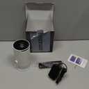 Mini Portable Projector 4K WiFi 6 BT 5.2 Upgraded Portable Projector Full HD Supported for Phone /PC /TV /HDMI /PS5 /Laptop Auto Keystone Home Theater 180 Rotation [Built-in App] White